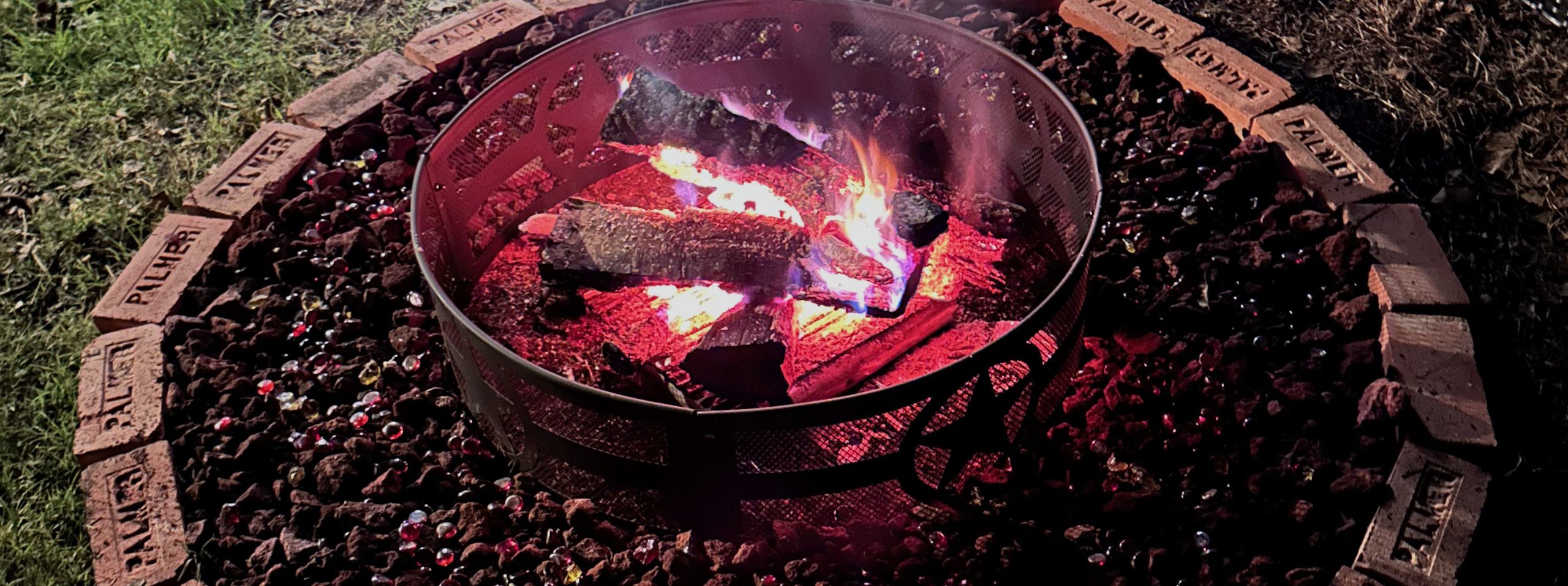 Fire Pit in the Texas Garden